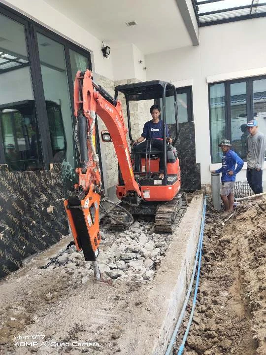 เช่ารถแบคโฮ แบคโคเล็ก U17 โดย backhoethai